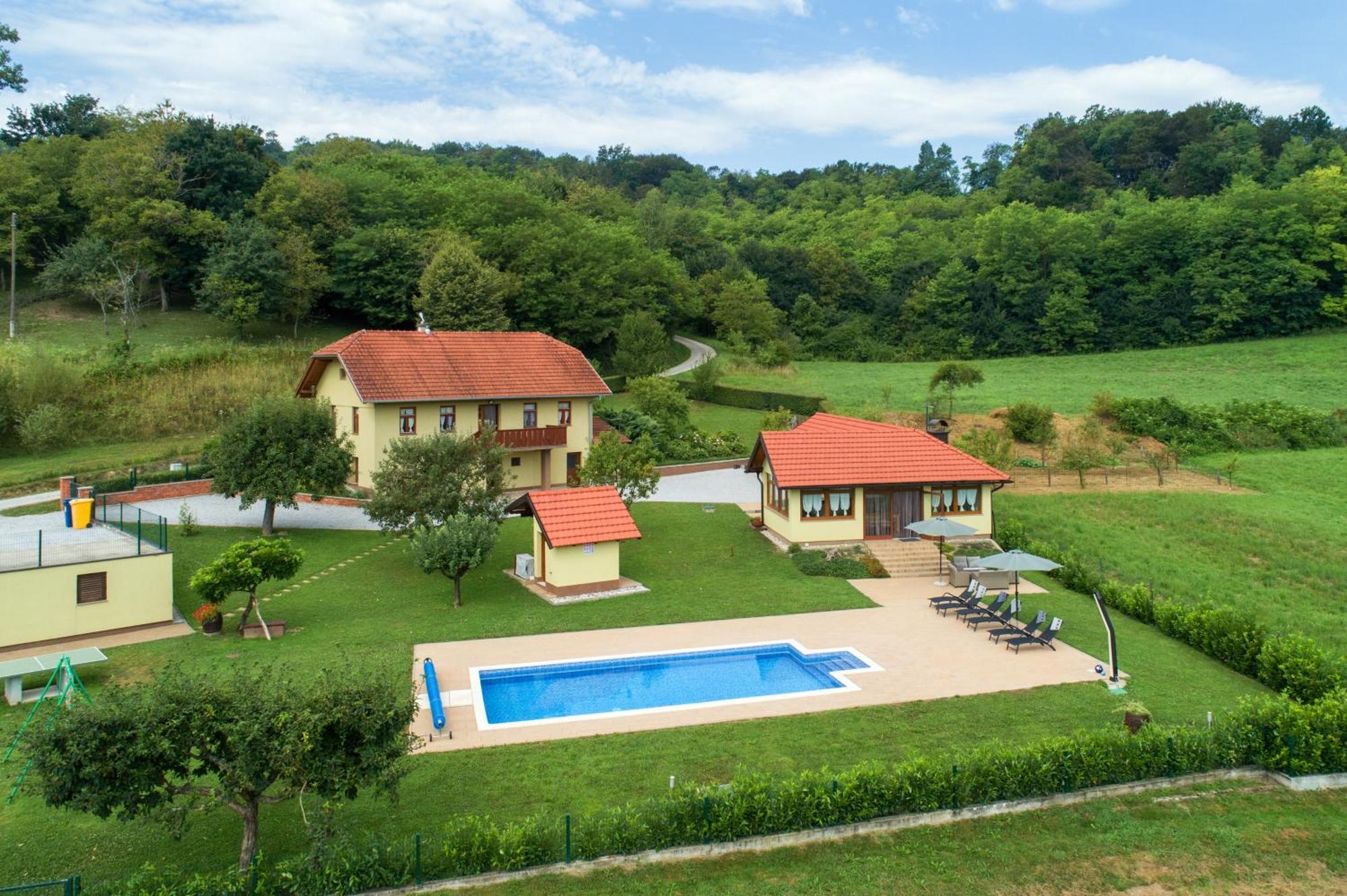 Ruralna Kuca 'Villa Zagorka' Za Odmor Sa Bazenom I Bocalistem Donja Pacetina Exterior foto